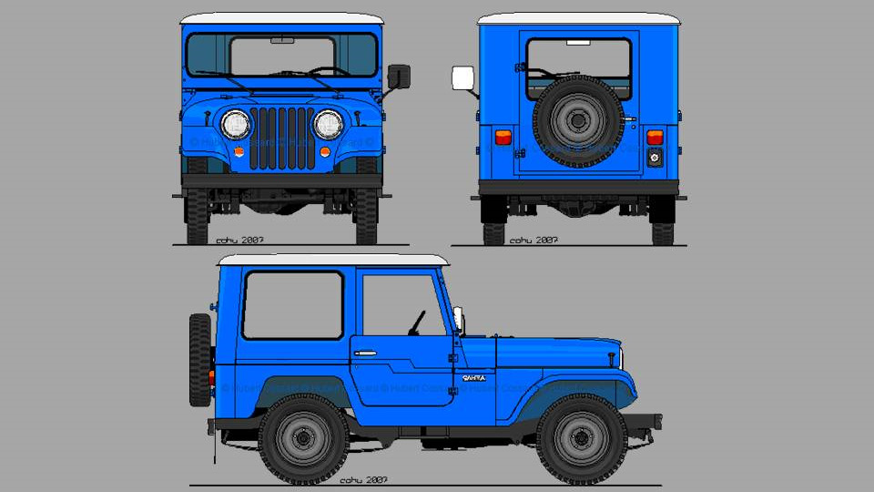 Jeep CJ Pars Khodro Sahra Jeep