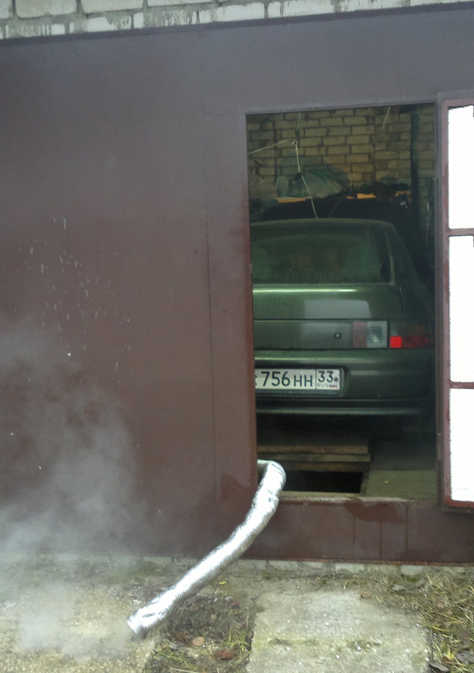 вот дымит после раскоксовки… — Lada 21124