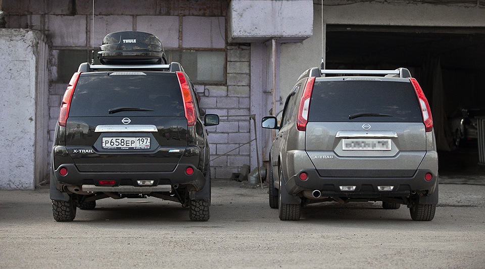 В сравнении с Юркиным иксом после лифтовки) — Nissan X-Trail II (t31)