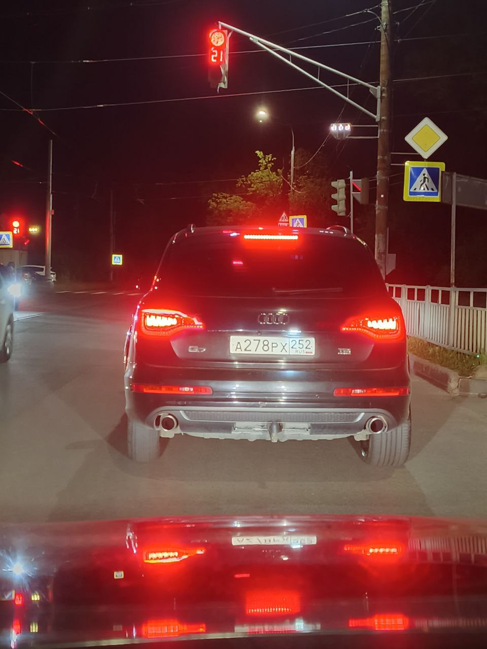 По пути к дому. — Audi Q7 (1G)