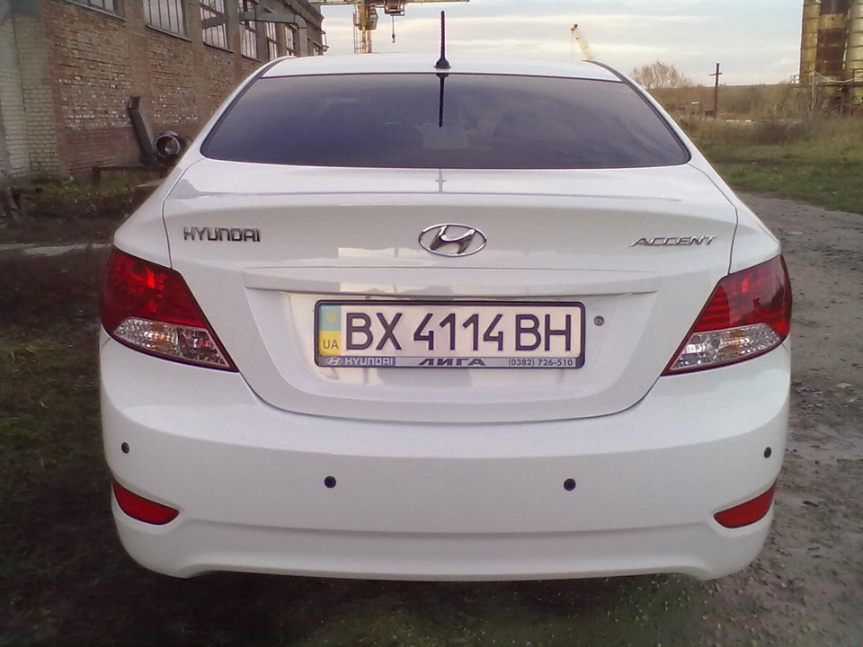 Фото в бортжурнале Hyundai Accent (4G)