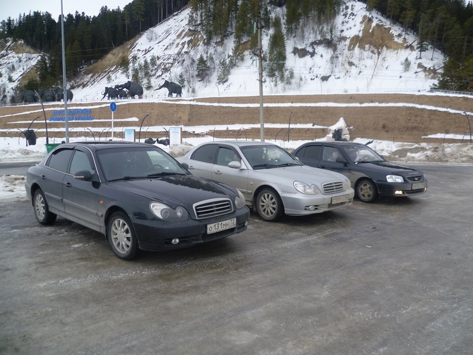 Нурлан, я и Ваня на акценте)) — Hyundai Sonata IV (EF)