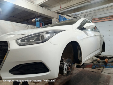 Шумка арок, дверей и герметик с антикором Hyundai I40 — блог об антикоррозийной обработке авто