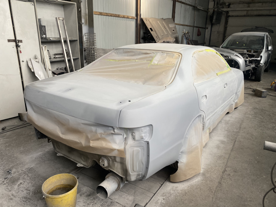 Покраска в круг. — Toyota Chaser (90) бензин, 2,5 л, 1994 года