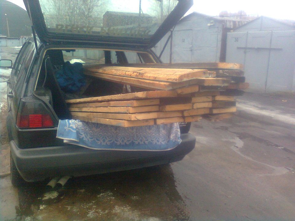Вожу доски — Volkswagen Golf Mk2