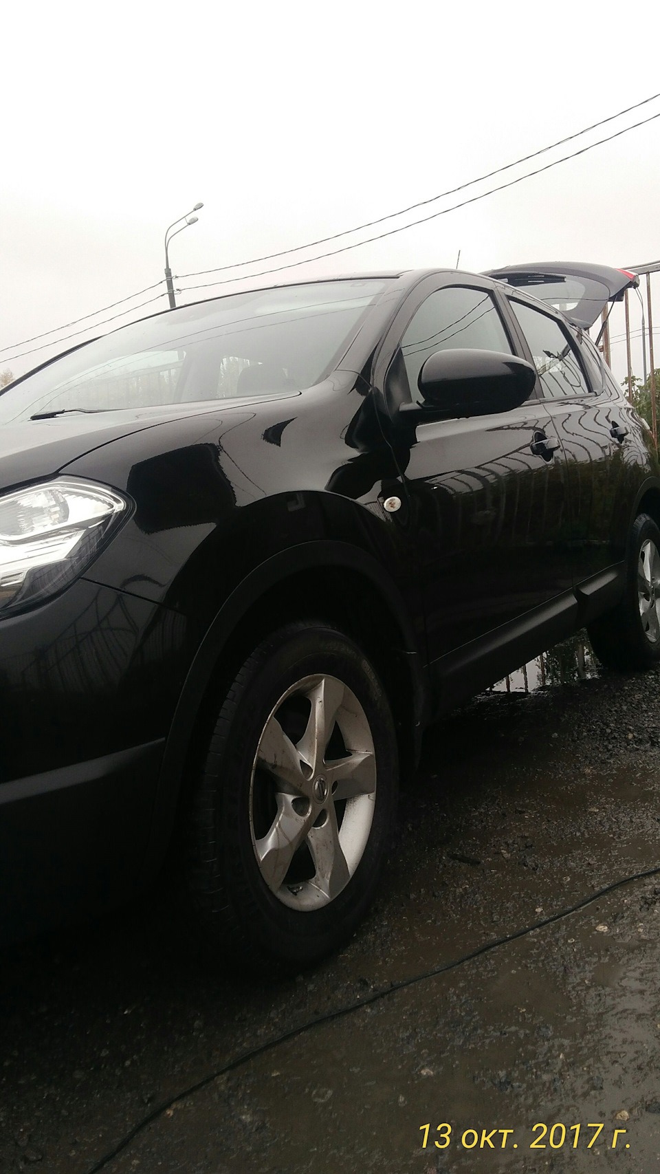 после полировки — Nissan Qashqai (1G)