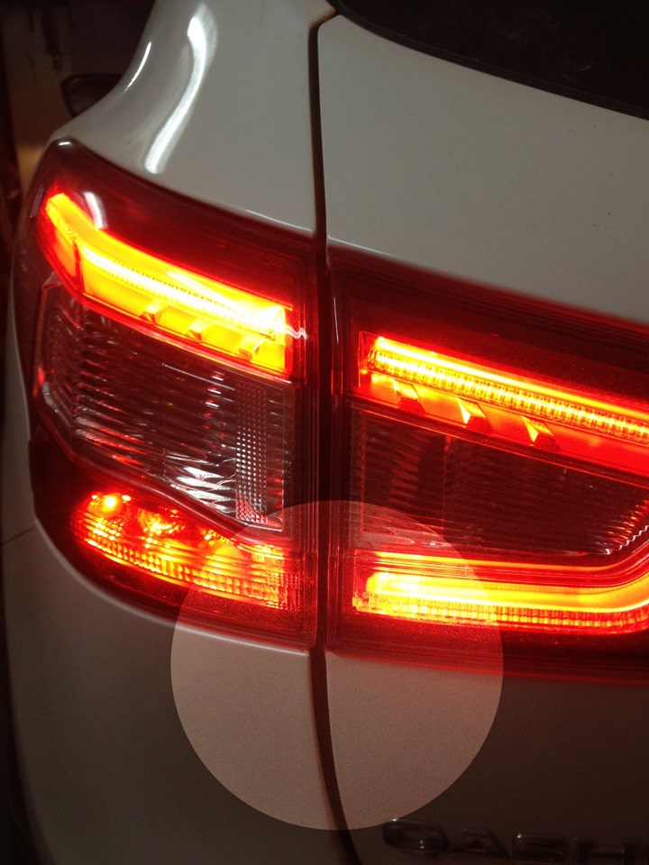 Зазор слева — Nissan Qashqai (2G)