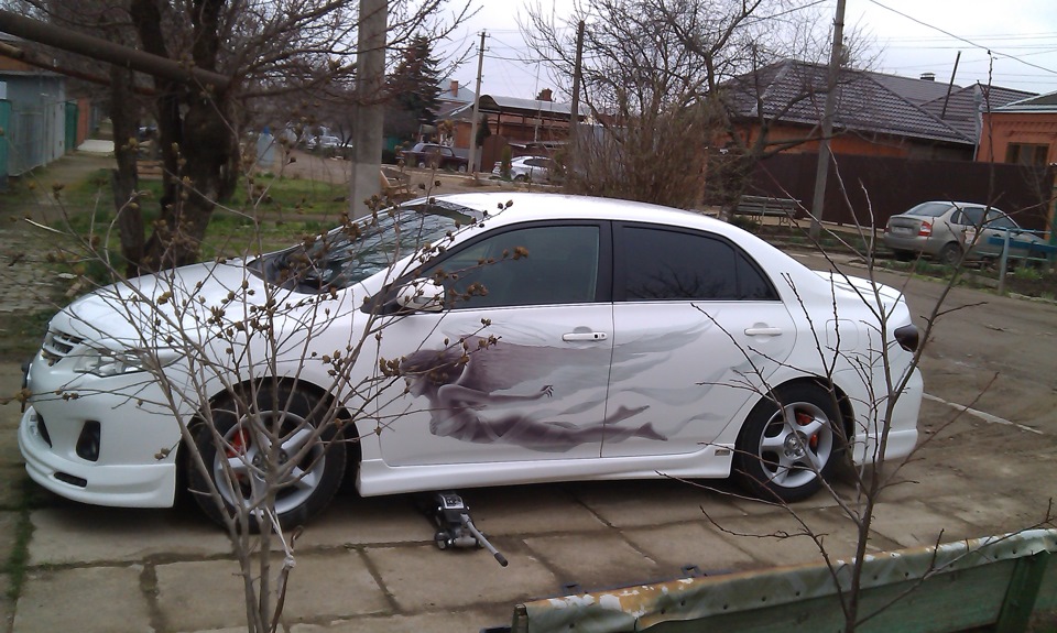 Непосредственно переобувка — Toyota Corolla (140/150)