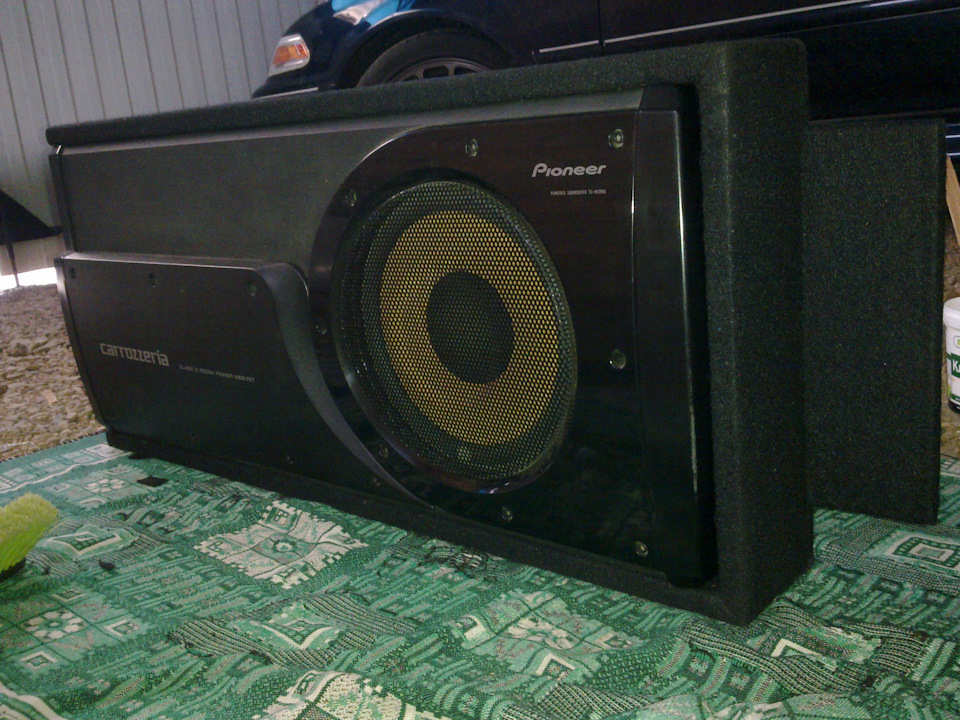 Установка сабвуфера PIONEER TS-WX99A (часть 1) — Toyota Mark II