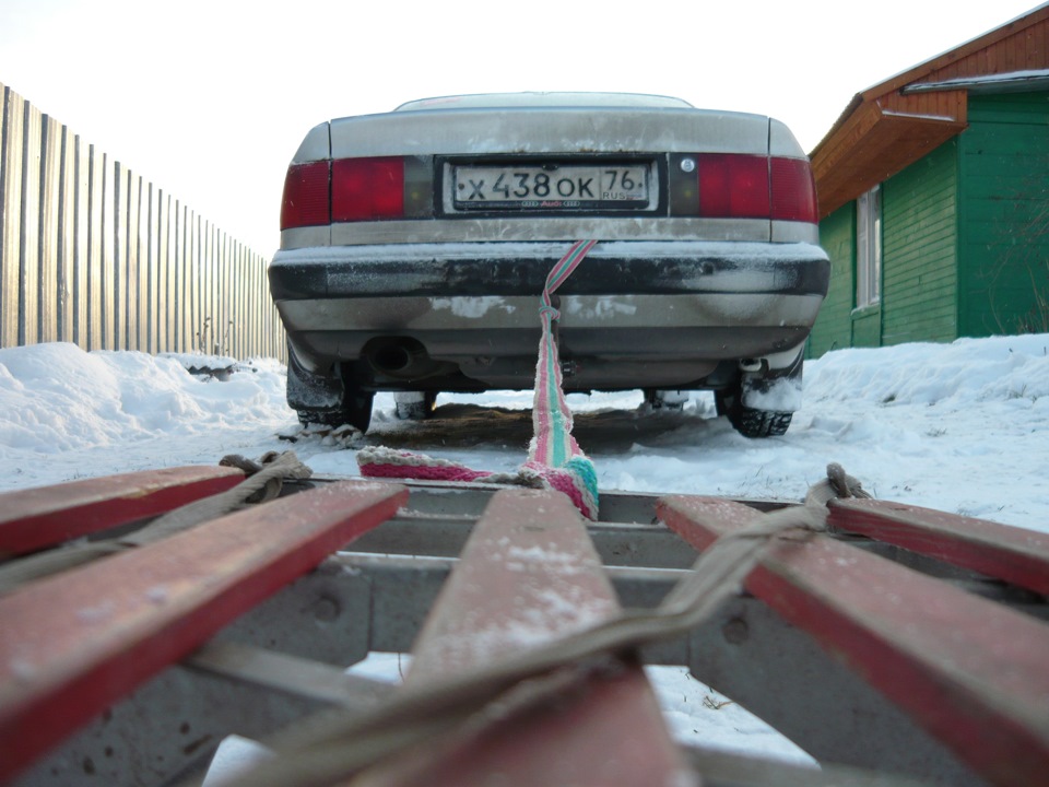 Полезай в сани, прокачу! — Audi 100 (C4)