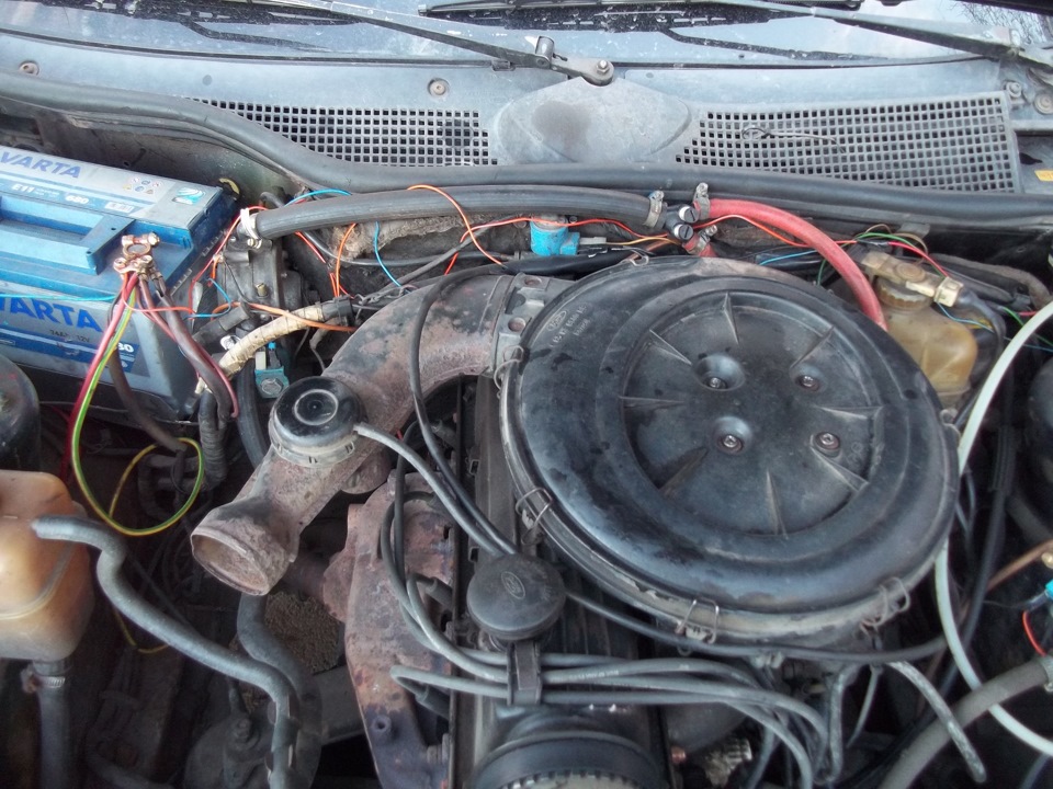 Общий вид как оно идет. — Ford Scorpio I