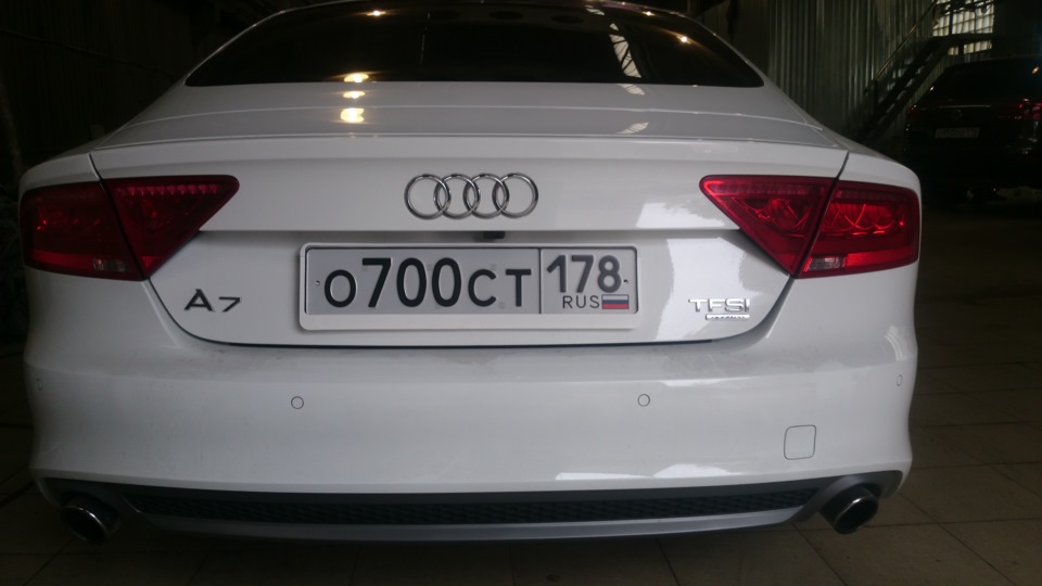 Видите? Нет? Сейчас поближе покажу… — Audi A7 Sportback (1G)