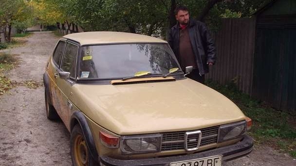 Saab 99 бежевое купе