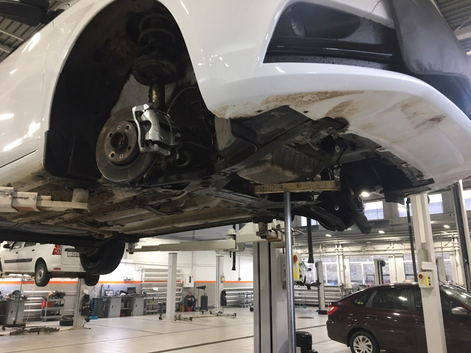 Демонтаж кпп . — Lada Vesta (1G)