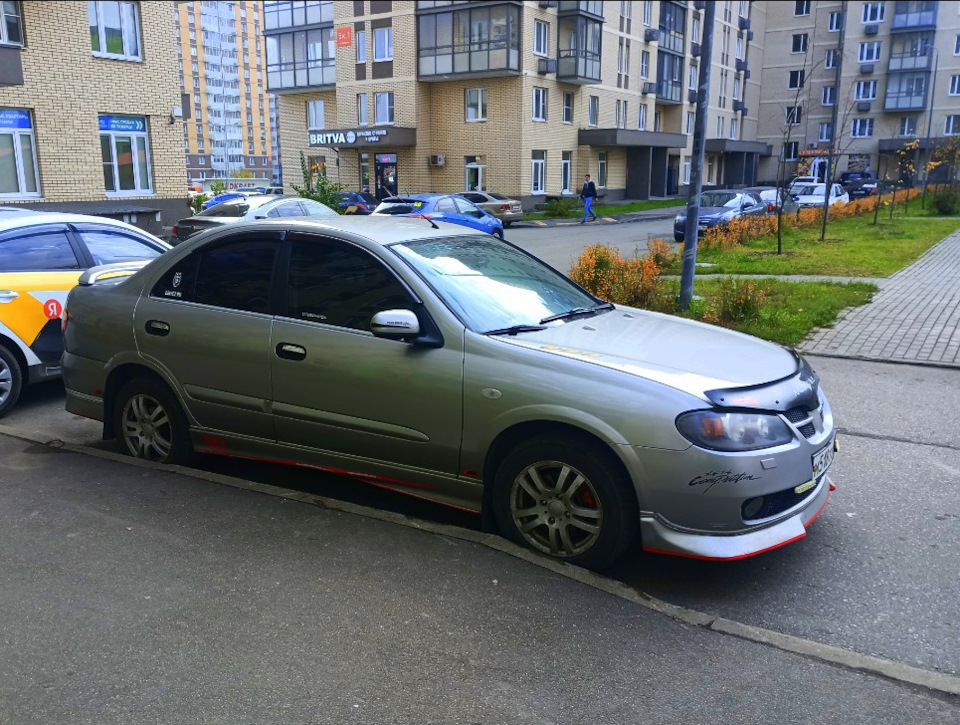 Уже на зиме😉 — Nissan Almera II (N16)