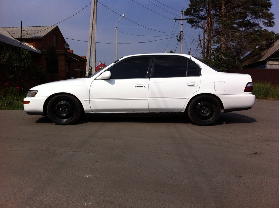 Перед сток, зад винты — Toyota Corolla (100)