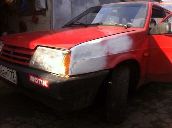 грунтовкой облил чтобы не ржавело — Lada 21093