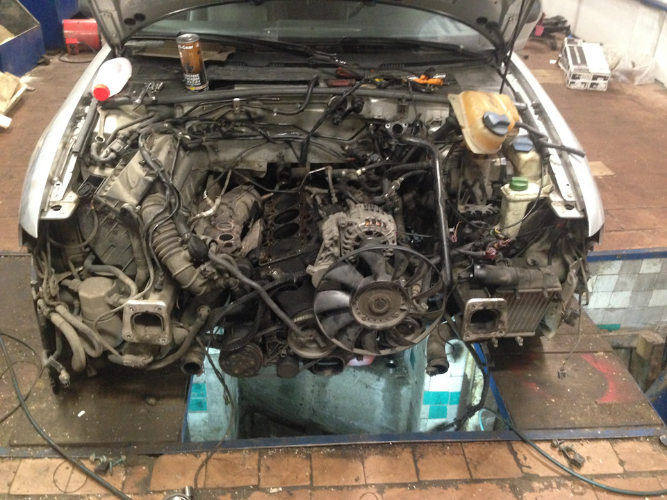 работа в самом разгаре — Audi A4 (B5)