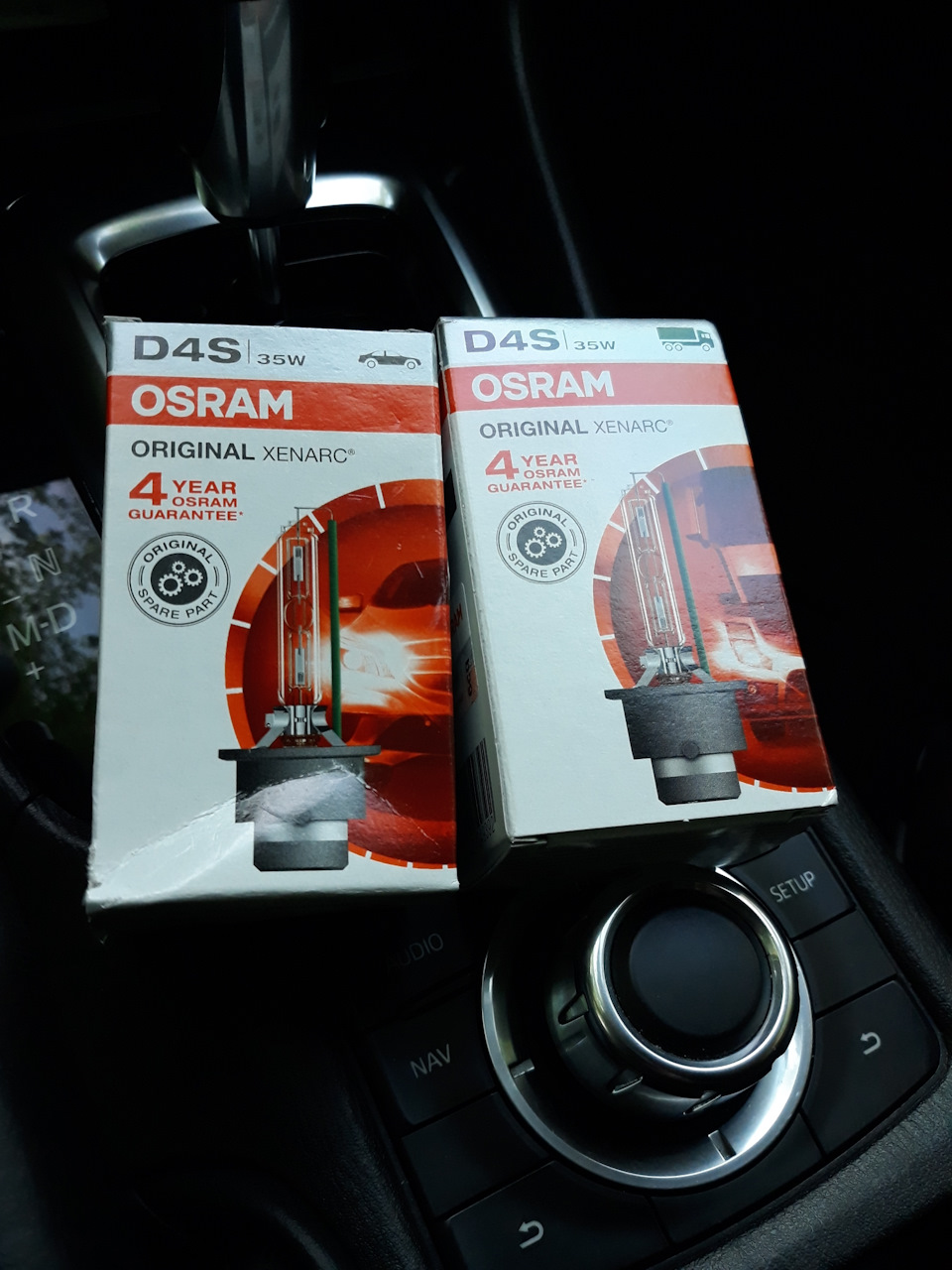 Замена штатного ксенона (ламп D4S) на Osram XENARC ORIGINAL 66440