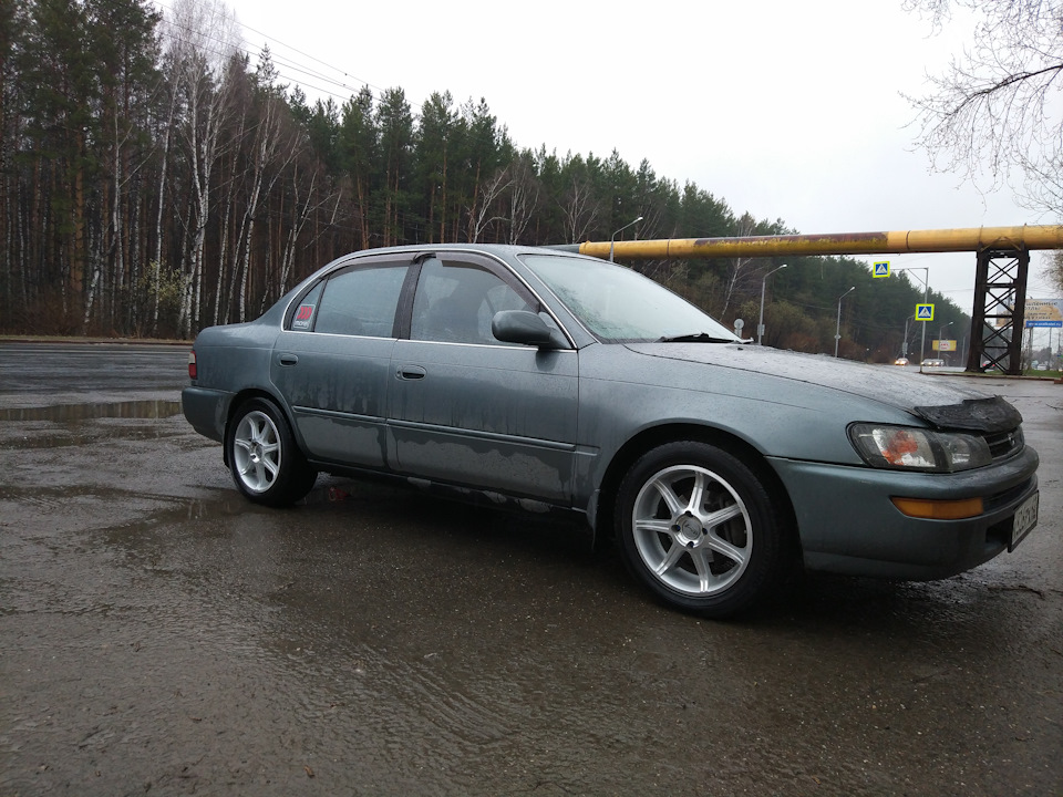 Rays versus avanti — Toyota Corolla (100) бензин, 1,5 л, 1992 года 