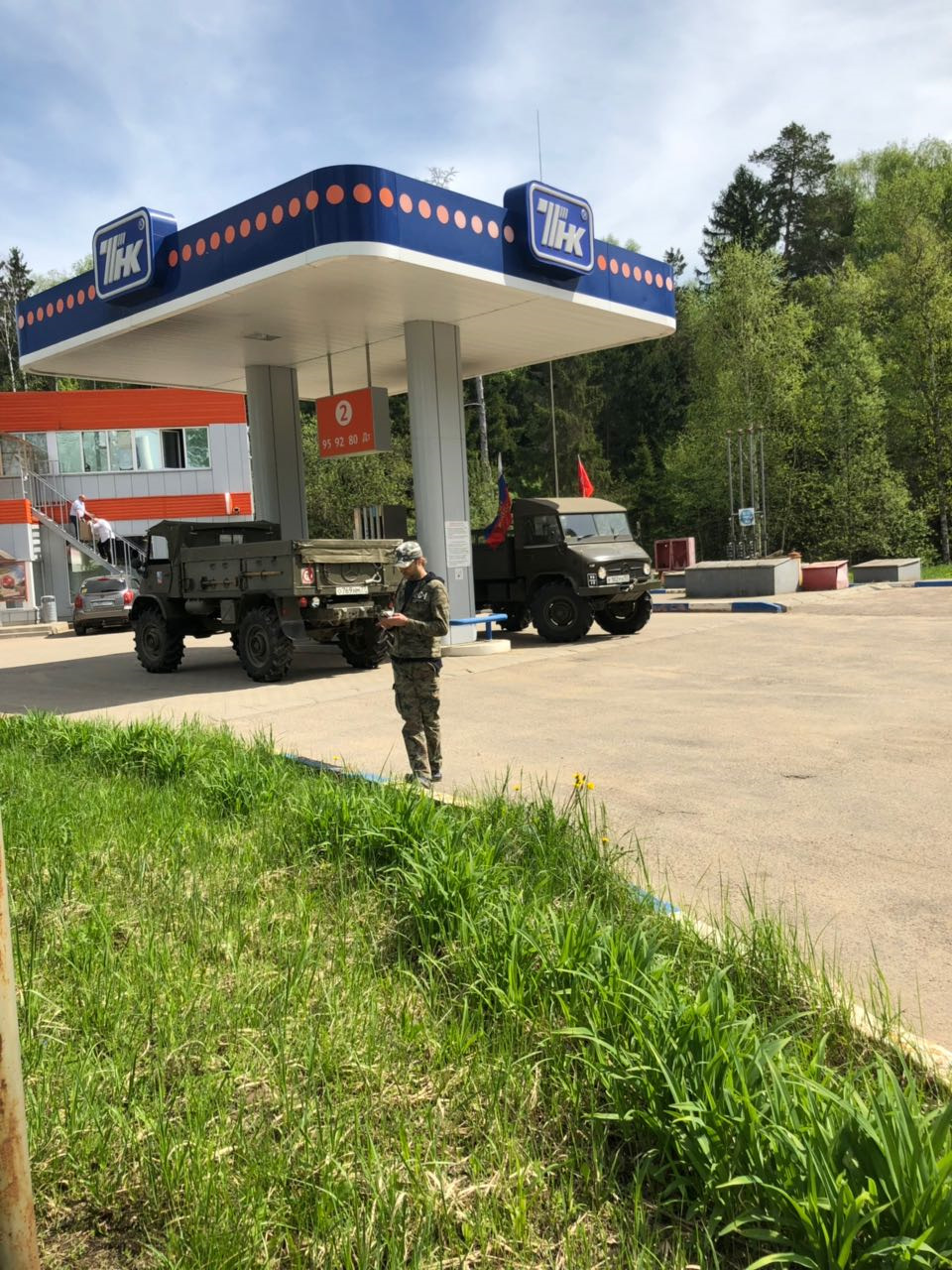 Перед обратной дорогой — Mercedes Unimog-S 404