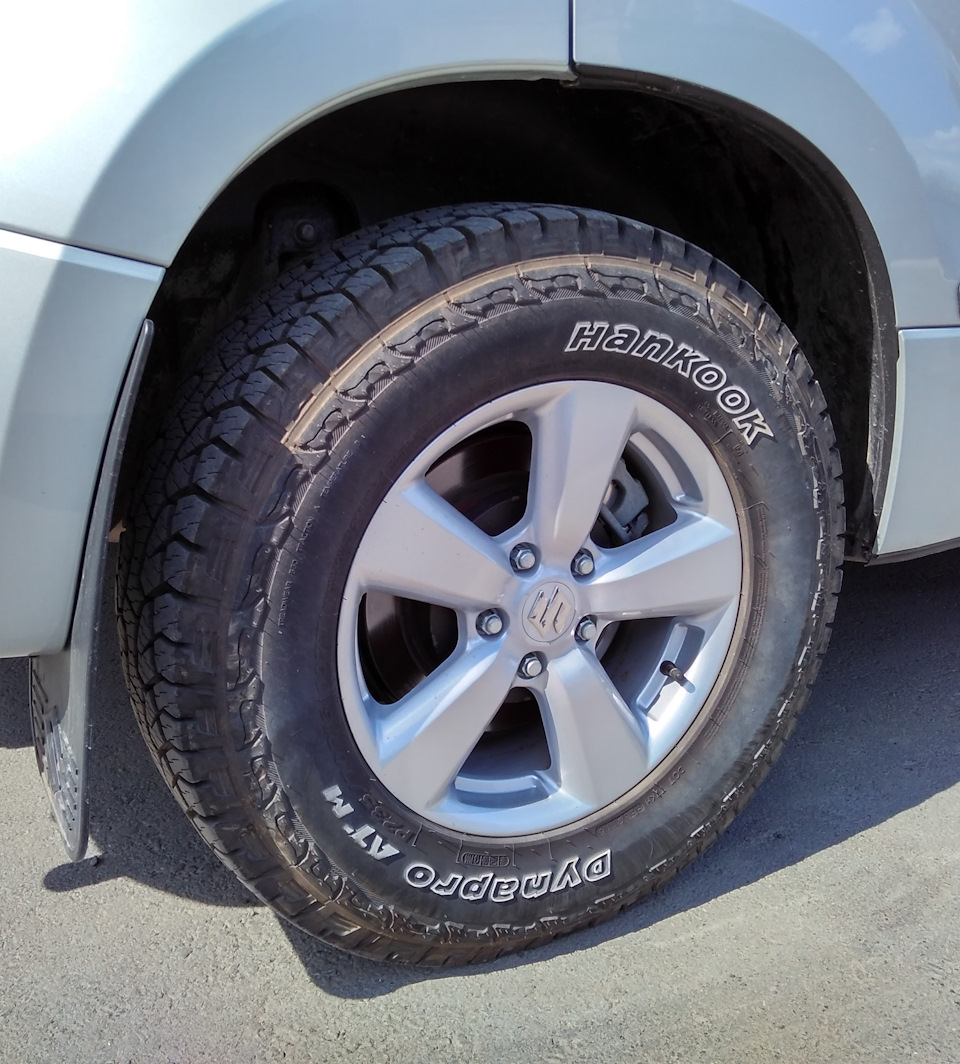 В сборе получилось такое колесо — Suzuki Grand Vitara (2G)