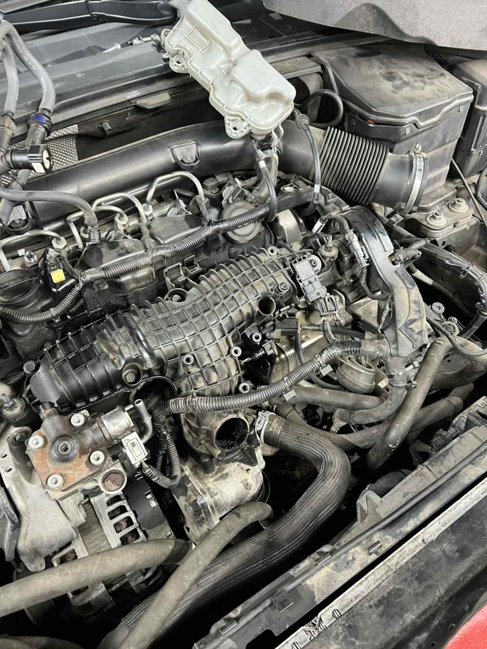 Начало разборки — Volvo V70 III