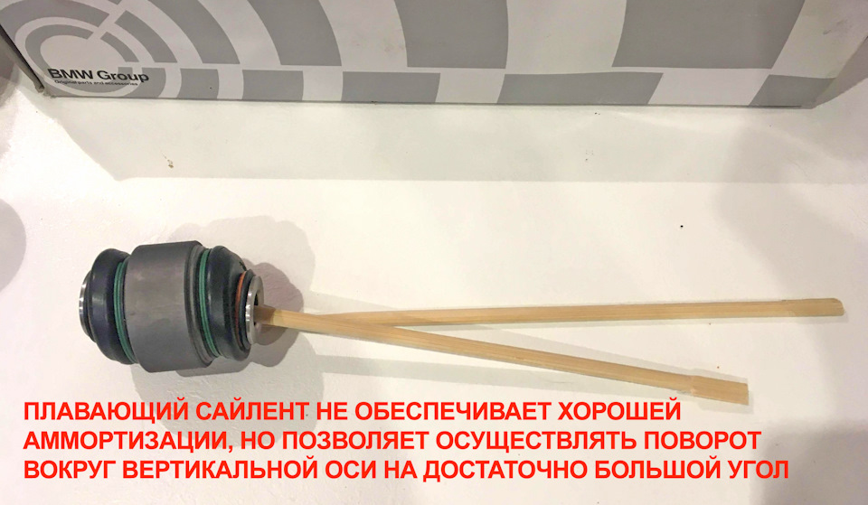 Когда такие шаровые снизу и сверху (№1 и №2 на фото ранее) как это реализовано на M3, заднее колесо может достаточно сильно поворачиваться для подруливания при прохождении затяжных дуг. — BMW 3 series Coupe (E46)
