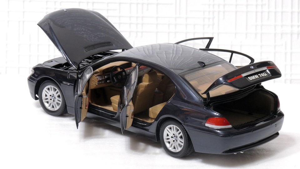 76. BMW 745i (E65), 1:18, Kyosho — DRIVE2