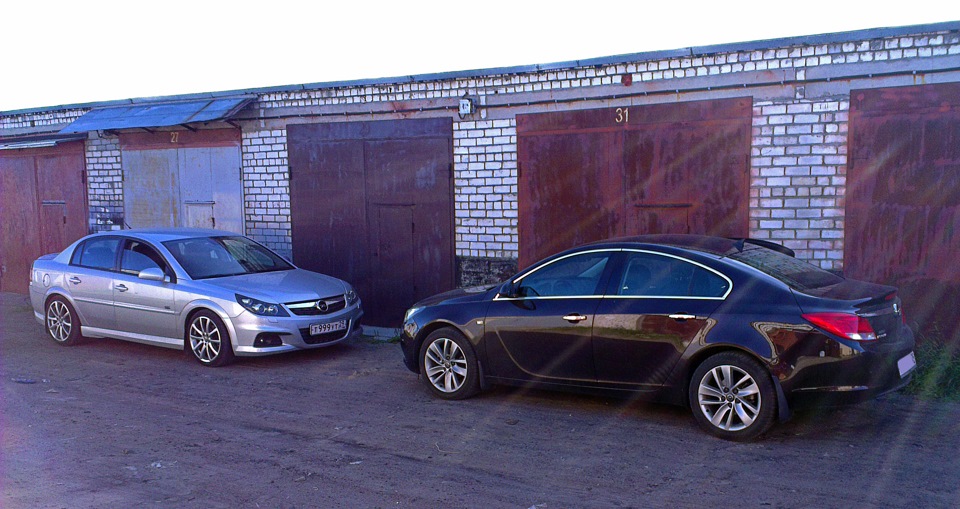 Сравнение со стороны, без рулеток. — Opel Vectra C