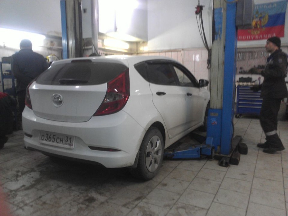 вот и загнали) — Hyundai Solaris Hatchback