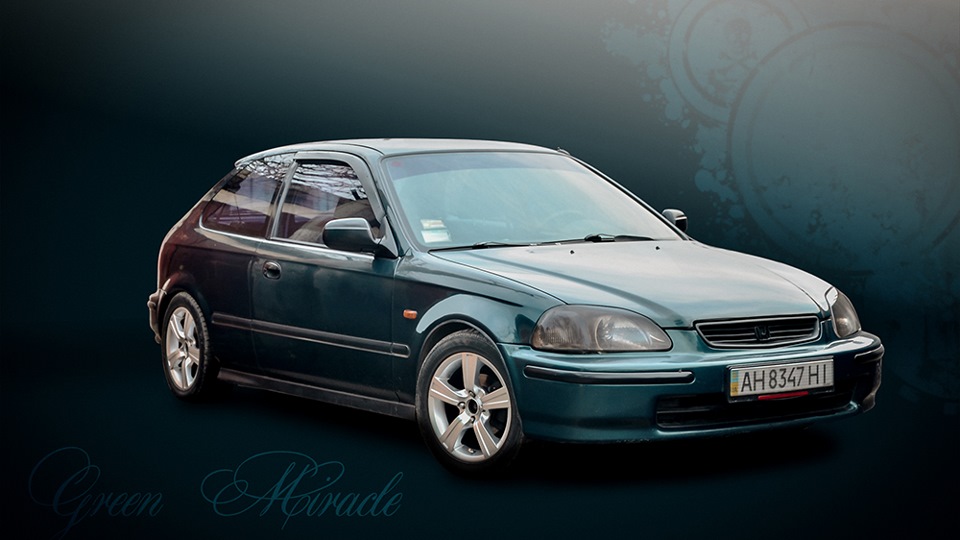Honda Civic Hatchback Green_Miracle