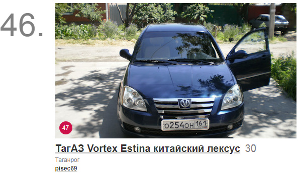 Фото в бортжурнале ТагАЗ Vortex Estina