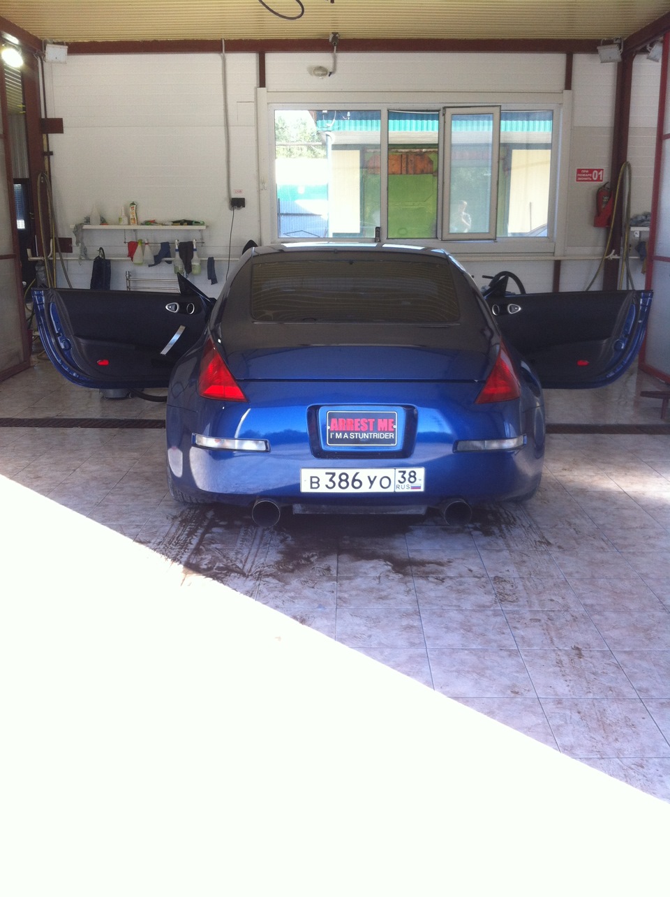 затем на мойку — Nissan 350Z