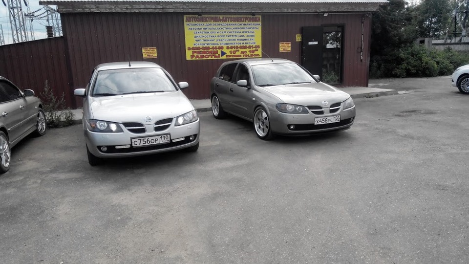 Моя тачка и ZZType(диски ЗАЧЕТНЫЕ ))) Стоим у ЛЕХИ) — Nissan Almera II (N16)
