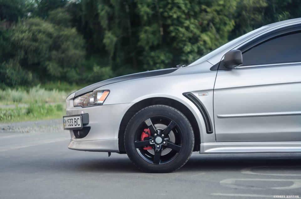 Фото в бортжурнале Mitsubishi Lancer X. Запчасти на фото: TS533