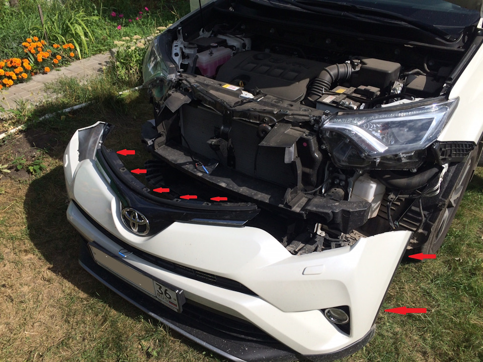 Бампер долой! — Toyota RAV4 (IV)
