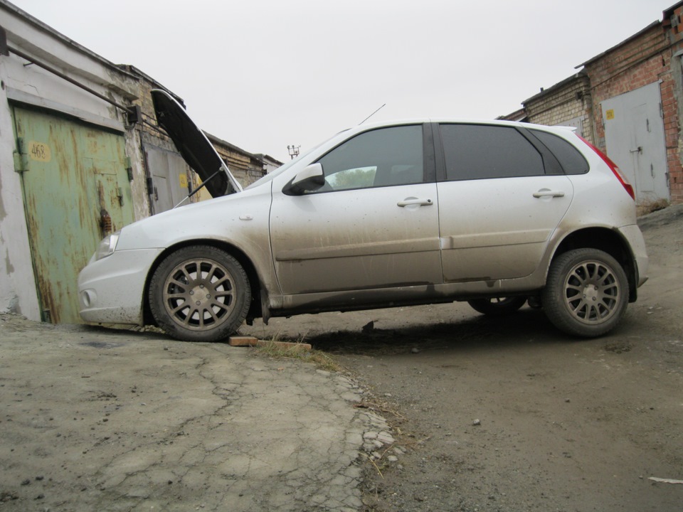 выгоняем пробку — Lada Калина Спорт (1G)