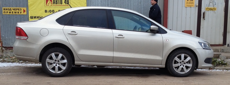 до замены пружин — Volkswagen Polo Sedan