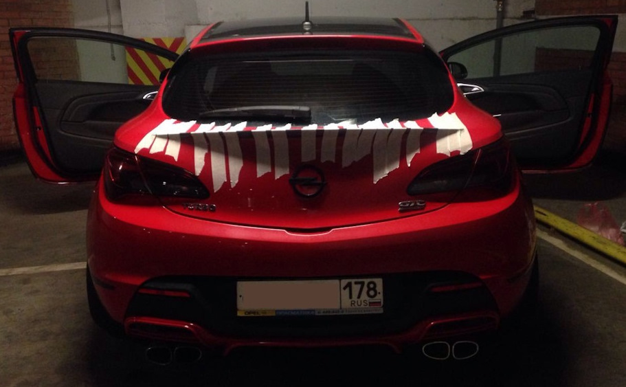 Photo from the logbook Opel Astra J GTC