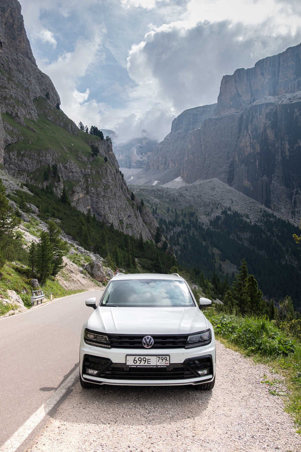 Passo Sella, Dolomiti — Volkswagen Tiguan (2G)