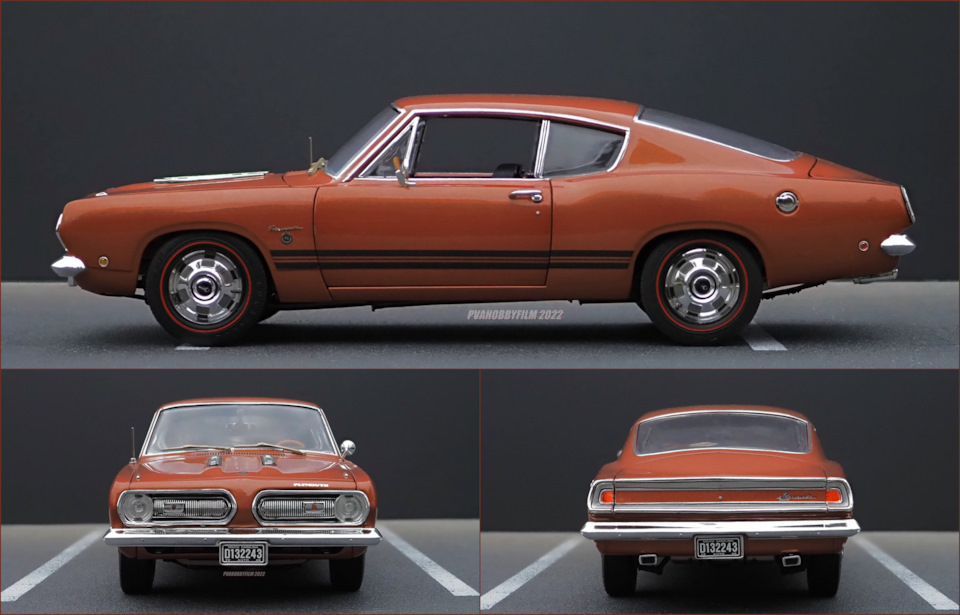 Plymouth Barracuda, 1968 (1/18 Highway 61 #50305, 2004