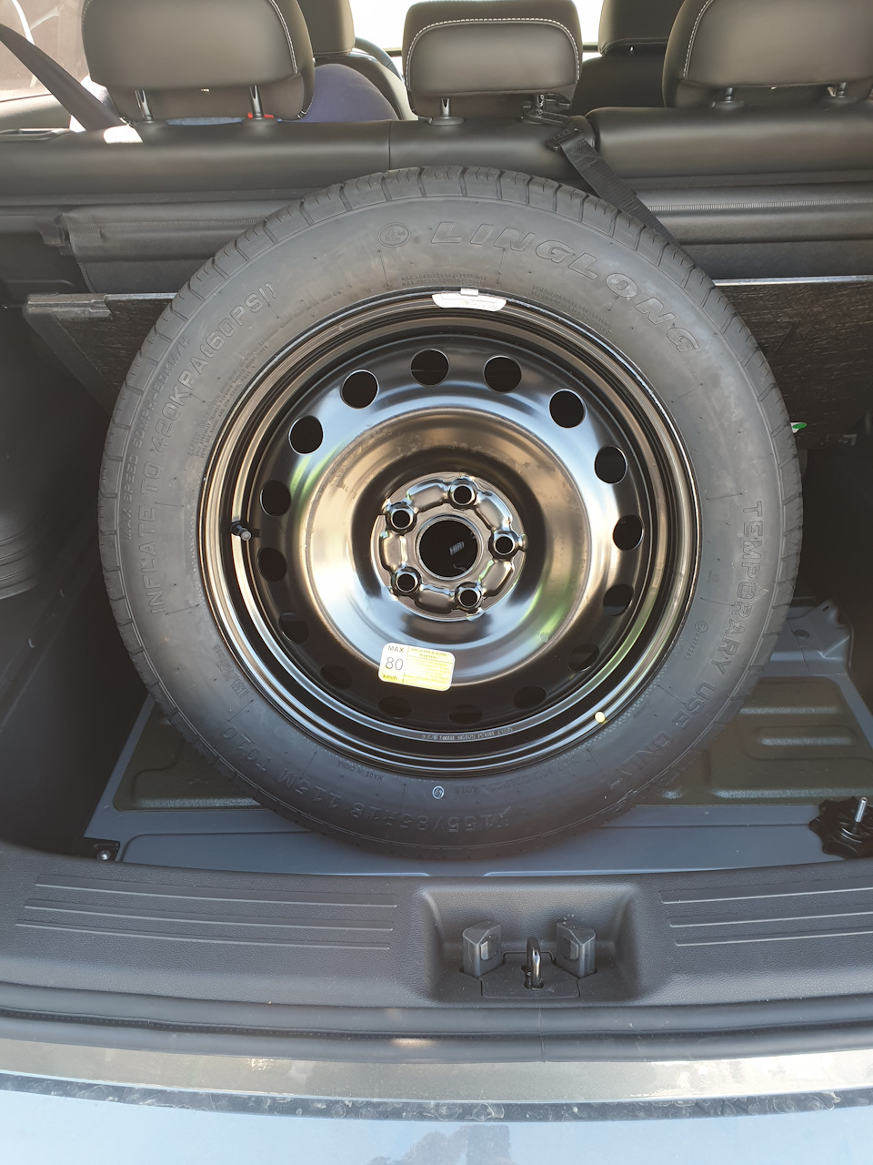 Докатка Geely Atlas 155/85 R18 — Geely Atlas (1G)