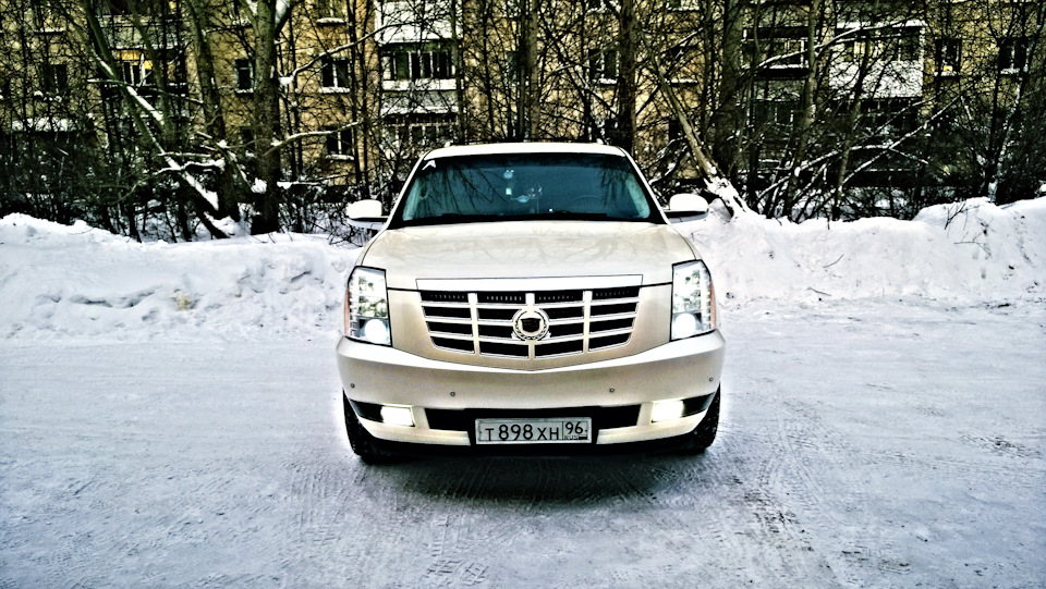 После фокуса, как будто тонера наклеил — Cadillac Escalade (3G)
