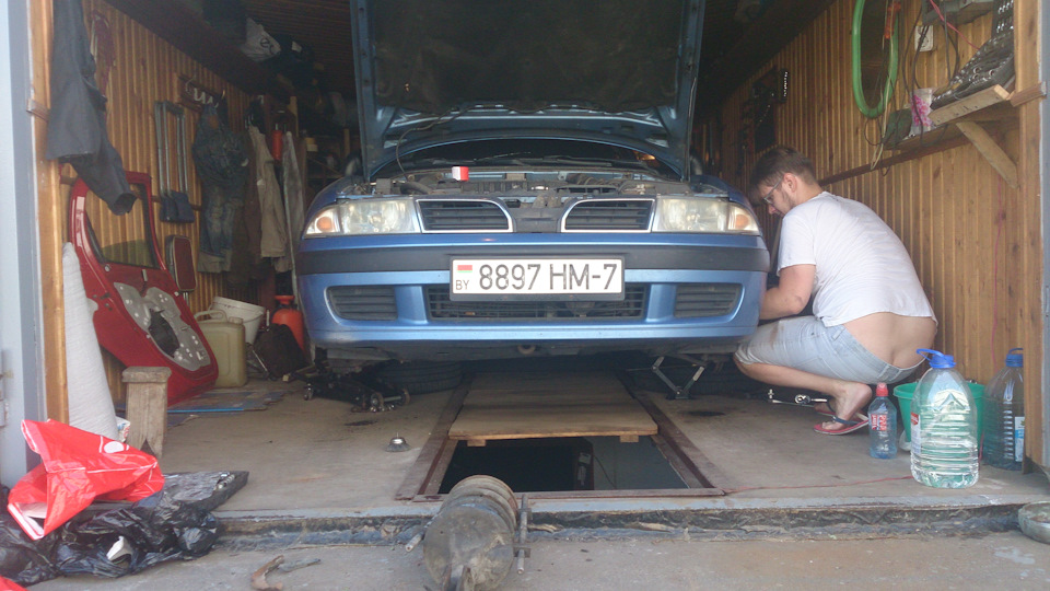 В процессе и немного эротики от сенсея)) — Mitsubishi Carisma