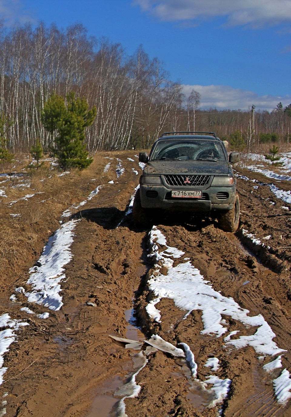 снова в путь… — Mitsubishi Montero Sport (1G)