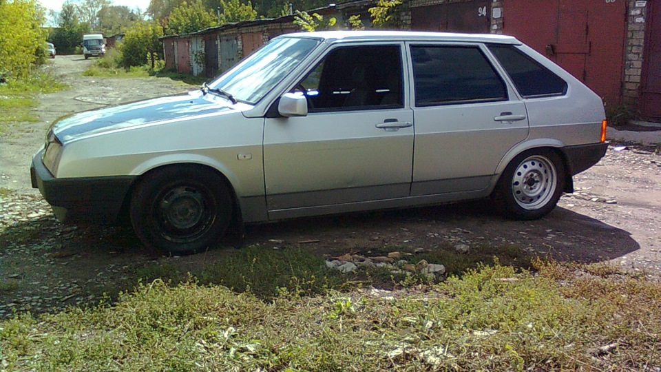 Lada 2109 просевший голый сток