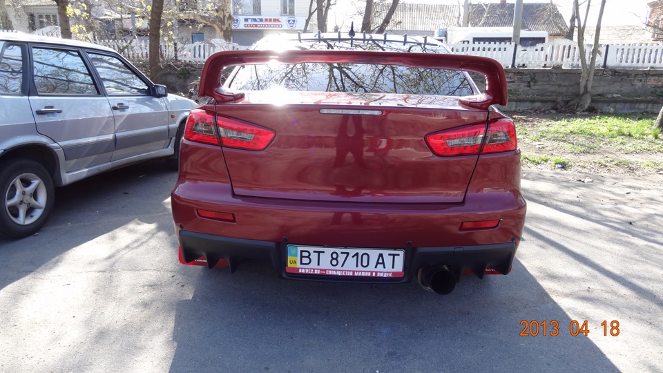 Фото в бортжурнале Mitsubishi Lancer Evolution X