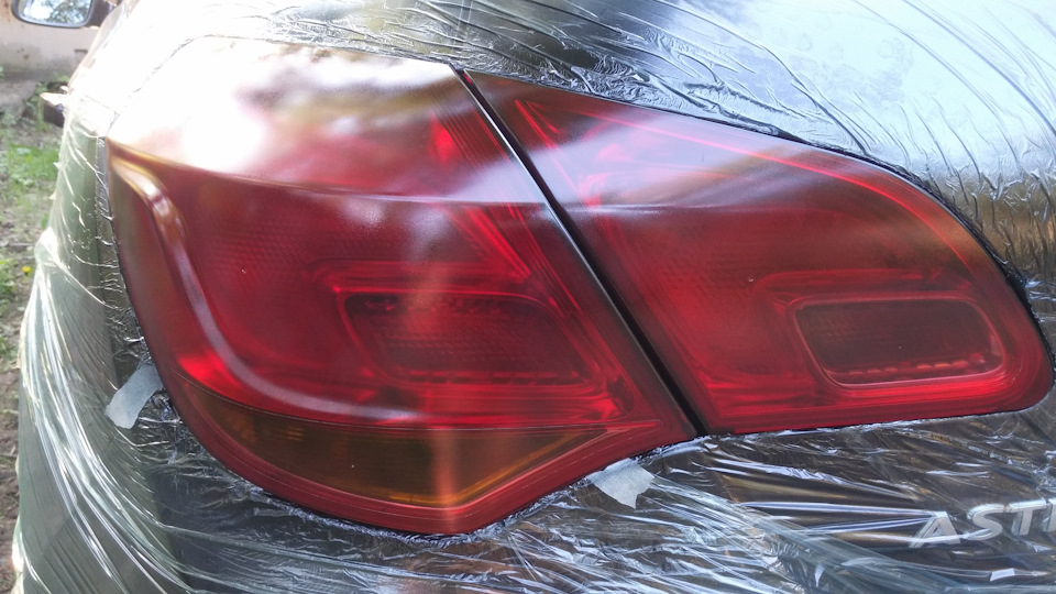 После второго слоя лака — Opel Astra J