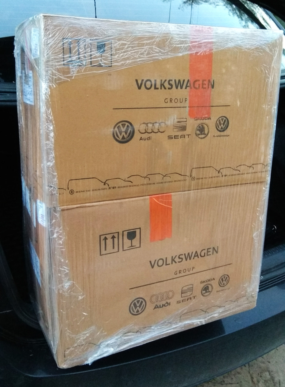 в упаковке — Volkswagen Polo Sedan